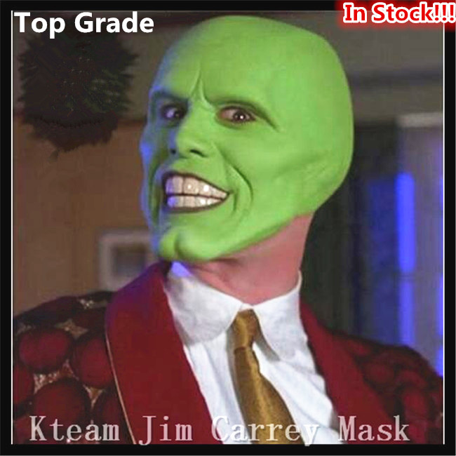 The Mask Movie Jim Carrey Cosplay Halloween Party Green Funcy Dress Adult Props 
