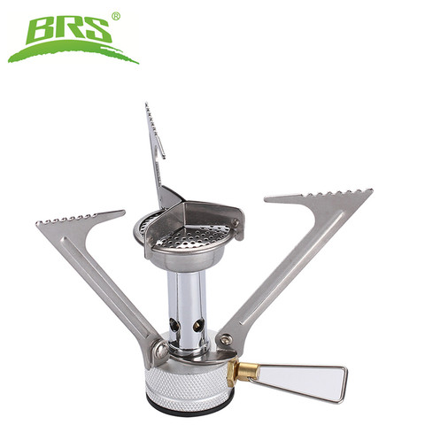 BRS 1.94 KW Strong Power Outdoor Camping Stove 87g Portable Mini Gas Stove Copper Magnalium Alloy Buta Gas Stove BRS-1 ► Photo 1/6