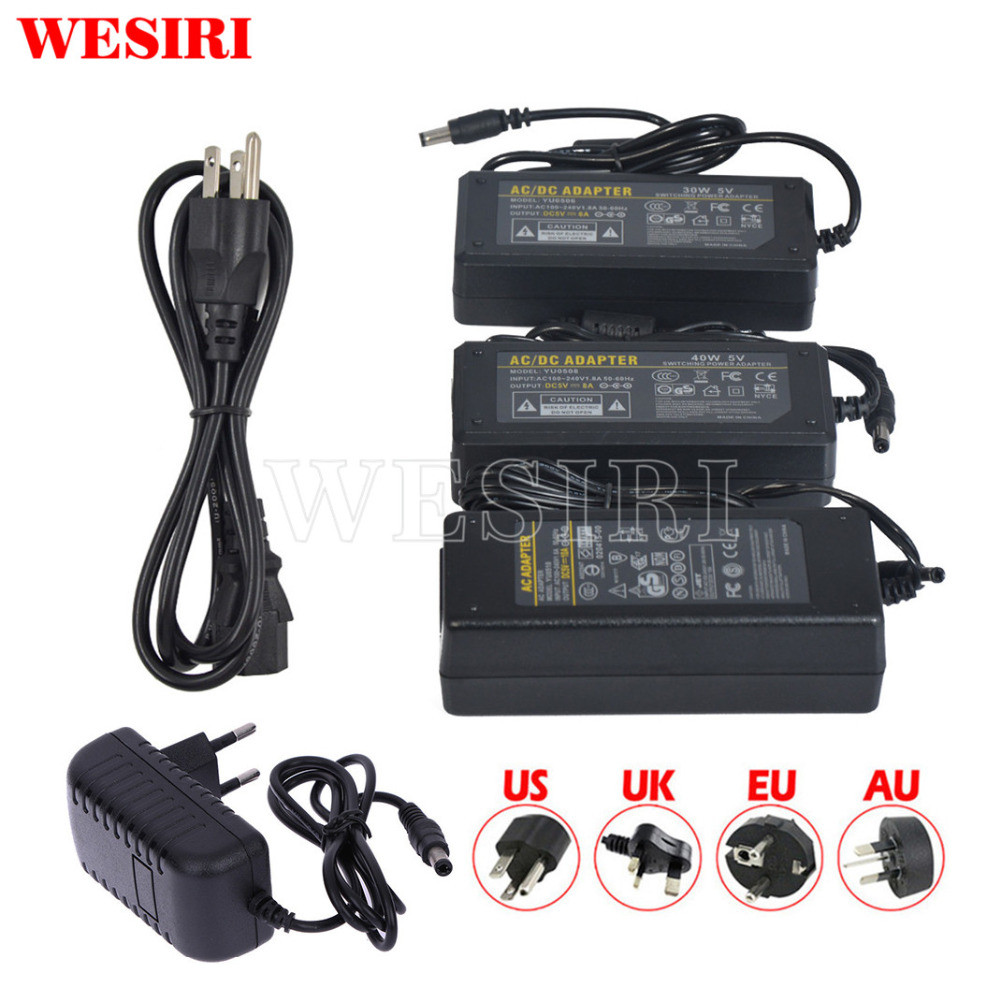 LED Switch Power Supply Adapter AC to DC Transformer DC5V 12V 24V