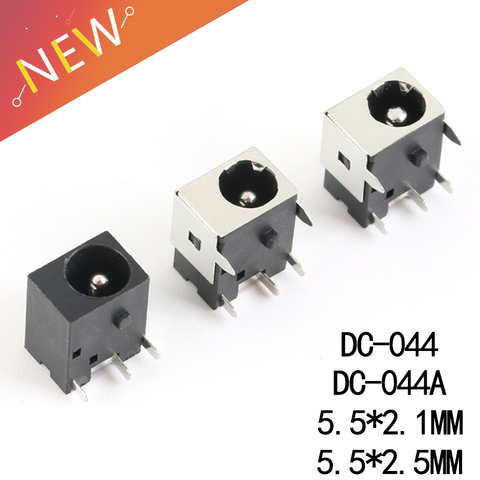 10Pcs DC-044A DC-044 DC Power Socket 5.5*2.1MM 5.5*2.5MM Used Into Notebook 5Pin Power Socket ► Photo 1/5