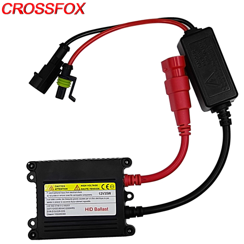 CROSSFOX 1Pcs 35W 55W DC Xenon Ignition Unit Nlock H4 H7 H11 H3 9005 9006 880 H13 HID Ballast Car Headlight Electronic Ballasts ► Photo 1/6