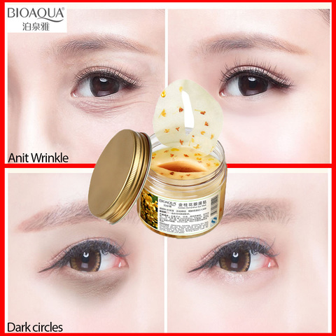 BIOAQUA Gold Osmanthus  Eye Mask Anti Wrinkle Ageless Sleep Mask eye patch Eye Patches Dark Circle Face Care Mask Anti-agin 80pc ► Photo 1/6