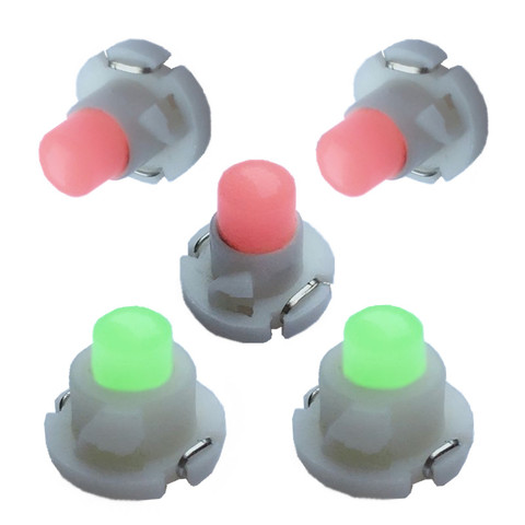10PCS T3 T4.2 T4.7 LED COB 1SMD 12V Dashboard Winding Light Bulbs Warning Indicator Light Interior Light White Red Blue Green ► Photo 1/6