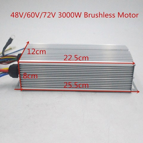 48V 60V 72V 3000W BLDC Motor Speed Brushless Controller Max68A for electric bike/ebike/tricycle/motorcycle/e-car ► Photo 1/4