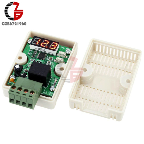 12V Relay car battery Undervoltage Module protection controller Power switch Voltage time delay power on/off adjustable ► Photo 1/6