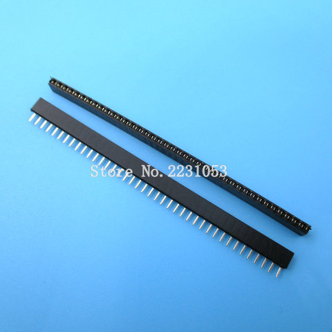 10PCS/LOT Female Pin Header Strip 1 * 40 Pin 2mm Single Row Female Pin Header ► Photo 1/1