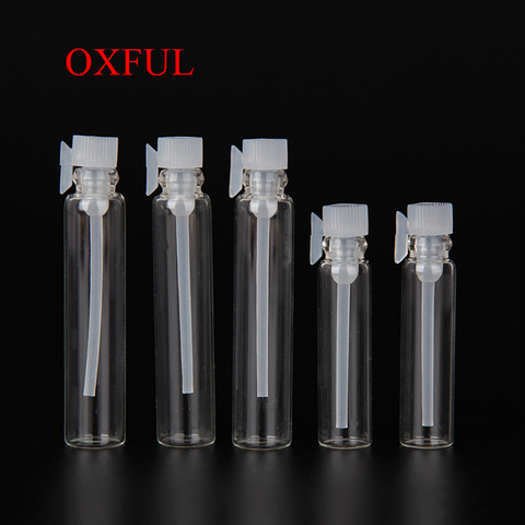 5Pcs 1ML 2ML mini Glass Perfume Vials, Glass Bottle, Parfum Sample Vial, Tester Perfume Tube Bottle with Drop Rod ► Photo 1/6