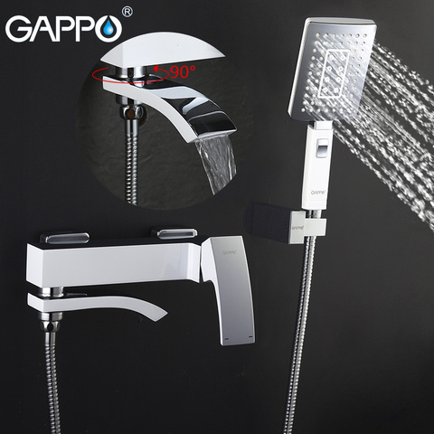GAPPO bath rain shower faucet Bathtub Faucet  tap wall bathroom shower tap bath sink faucet water mixer sink tap shower system ► Photo 1/6