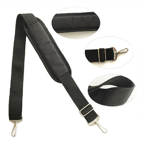 145cm Black Nylon Bag Strap For Men Bags Strong Shoulder Strap Briefcase Laptop Bag Belt Length Bag Accessory ► Photo 1/6
