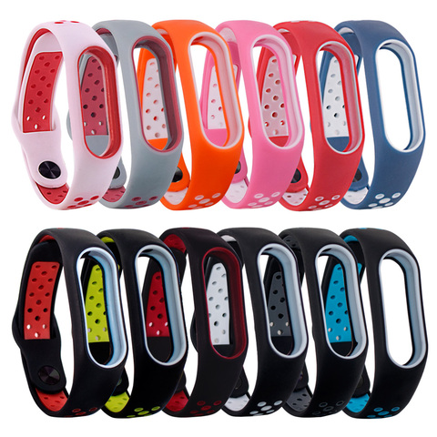 ZUCZUG mart accessories for Xiaomi Mi Band 2 Bracelet Sport Strap For xiaomi mi band 2 strap Colorful Silicone Replacement Band ► Photo 1/1