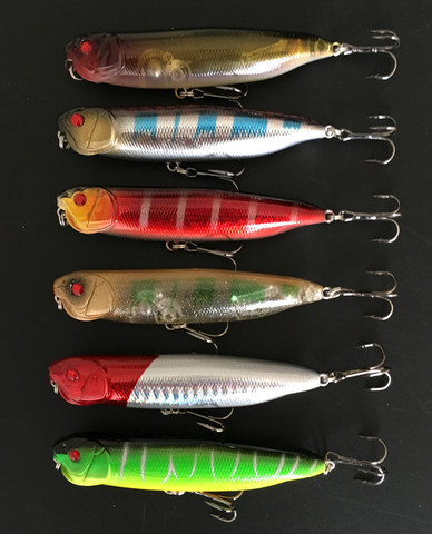 1Fishing Dog Lure Hard Bait Artificial Pencil Lures Minnow Type Topwater Zigzag Sea Fishing Baits 10.5cm/11g ► Photo 1/1