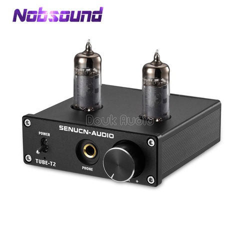 Nobsound Mini Valve Tube Headphone Amplifier Low Ground Noise HIFI Integrated Stereo Amplifier Audio Pre-Amp ► Photo 1/6