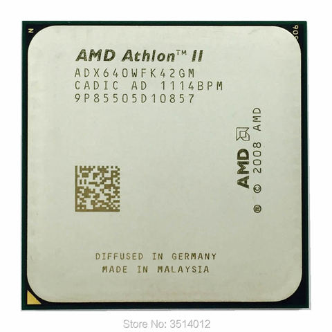 AMD Athlon II X4 640 3.0 GHz Quad-Core CPU Processor ADX640WFK42GM Socket AM3 ► Photo 1/1