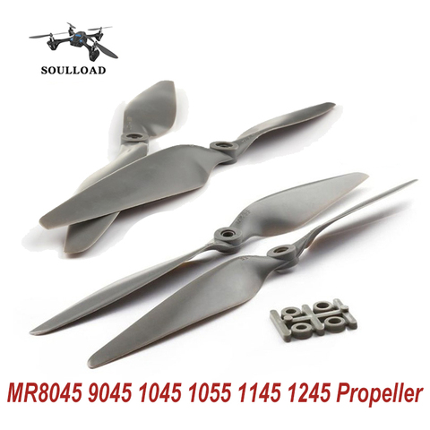 RC Airplane Propellers Quadcopter CW/CCW 2 Pairs MR8045 9045 1045 1055 1145 1245 Propeller Props Four Axis Multi Axis ► Photo 1/6