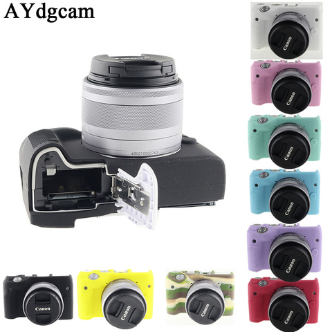 Nice Camera Video Bag For Canon EOSM3 EOS M3 Silicone Case Rubber Camera case Protective Body Cover Skin ► Photo 1/6