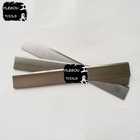 3 Pieces W4 HSS Woodworking Planer Blade Cutting Hardwood. 3*30*300mm Electric Planer Cutter. Length 100-510mm, Width 25 / 30mm ► Photo 1/6