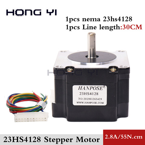 nema 23 stepper motor 41mm 2.8A, 0.55NM motor 23HS4128 CNC stepping motor For CNC machine 3D printer ► Photo 1/1