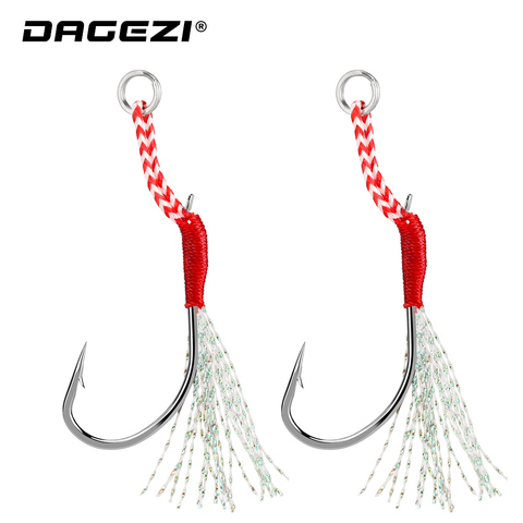 DAGEZI Carbon Steel Fishing Hook 10Pcs/Lot Fishing Hook With Fishing Line Pesca Durable Barbed Hook For Carp Fishing Tackle Box ► Photo 1/1