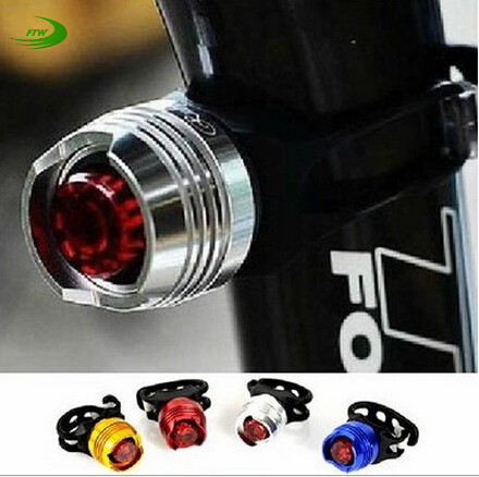 LED Waterproof Bike Bicycle Cycling Front Rear Tail Helmet Red Flash Lights Safety Warning Lamp Cycling Safety Caution Light T43 ► Photo 1/6