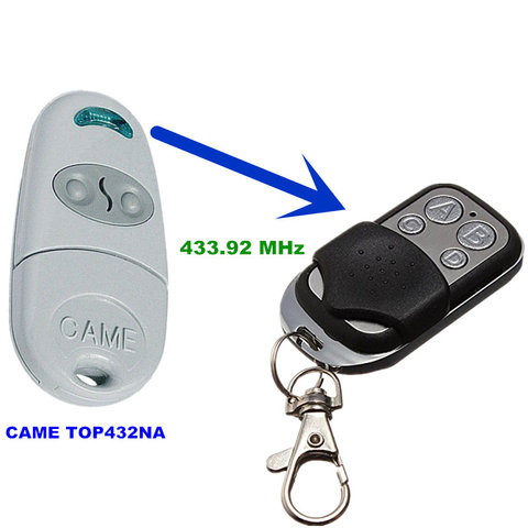 Copy CAME TOP 432NA Duplicator 433.92 mhz remote control Universal Garage Door Gate Fob Remote Cloning 433 mhz Transmitter ► Photo 1/2