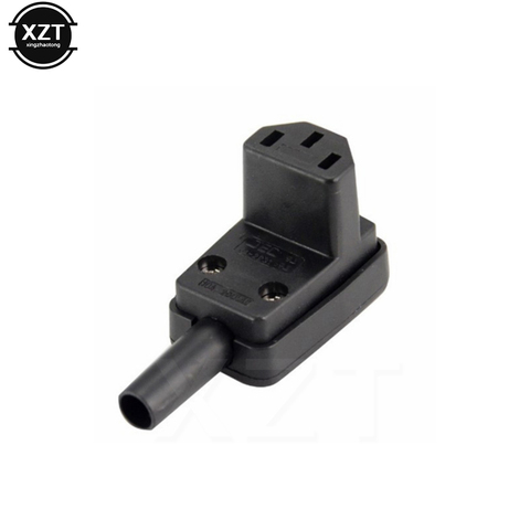 Newest C13 Power Plug, 90 Degree Angled IEC 320 C13 Female Plug AC 10A / 250V Power Cord/Cable Connector ► Photo 1/1