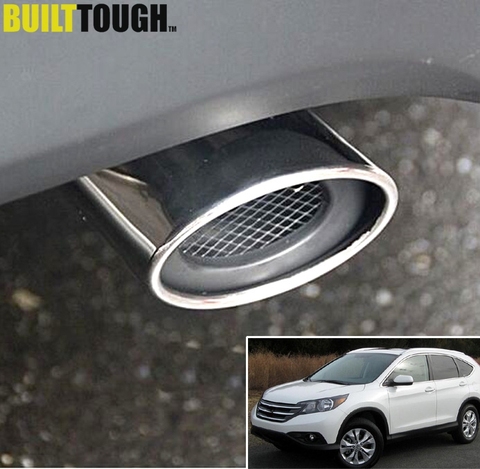 Accessories Fit For Crv Cr-V 2012 2013 2014 2015 Exhaust Muffler Tip Pipe Tailpipe Finisher End Trim Stainless Steel ► Photo 1/6