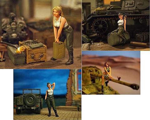 35607 German Women's Maintenance Force Member Group ► Photo 1/1