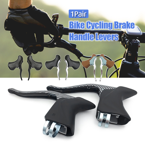 Bicycle Brake Handle MTB Mountain Bike Cycling Brake Levers Front & Rear Brake Levers Drop Handlebar Set Aluminum Bike Parts ► Photo 1/6