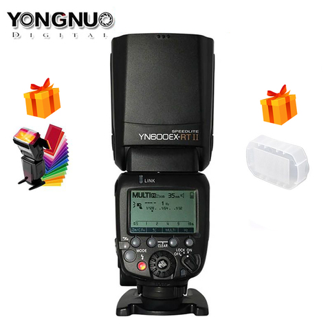 Original YONGNUO Flash YN600EX-RT II 2.4G Wireless HSS 1/8000s Master TTL Speedlite for Canon flash Camera speedlight ► Photo 1/6