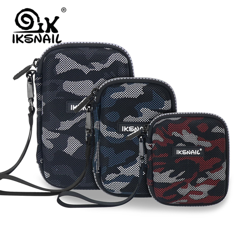 IKSNAIL Military Earphone Case Hard Drive Carrying Pouch For Airpods Bags Portable External HDD Power Bank Digital Accessories ► Photo 1/6
