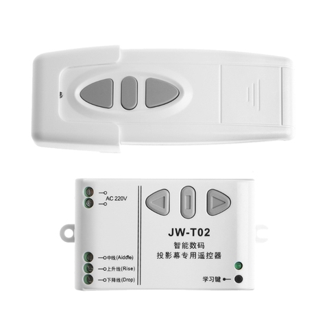 AC 220V Projection Screen Wireless Remote Control Receiving Controller Up Down Switch ► Photo 1/6