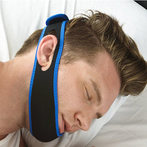 Anti Snore Chin Strap Stop Snoring Snore Belt Sleep Apnea Chin Support Straps for Woman Man Night Sleeping Aid Tools Hot Sale ► Photo 1/6