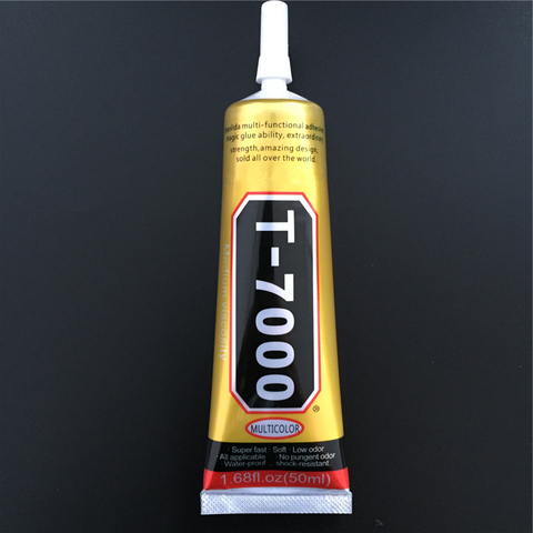 T7000 50ml Multipurpose Adhesive Rhinestone DIY Phone Screen Frame Epoxy Resin Sealant Super Black Liquid Glue T-7000 Nail Gel ► Photo 1/6