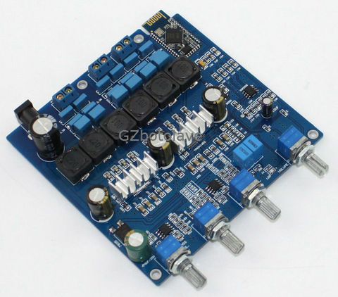 Free ship 1 PCS TPA3116 Class D Amplifier Board Bluetooth 2.1 Amplifier Board 100W+2*50W ► Photo 1/1