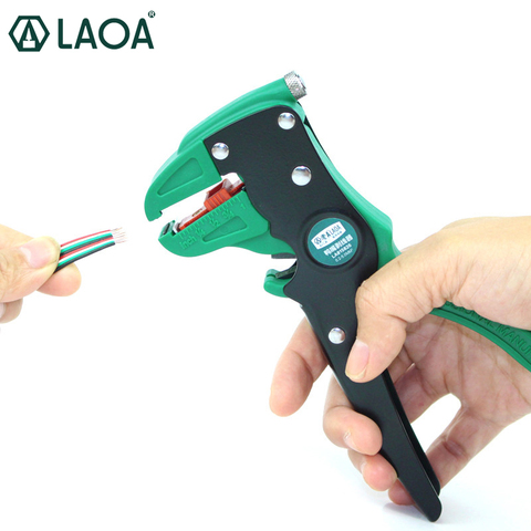 LAOA Automatic Wire Stripper Universal Duckbill Electric Wires Stripping Pliers Cable Crimper Strippers Tools Made In Taiwan ► Photo 1/6