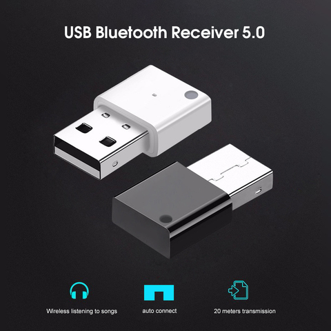 KEBIDU Mini Wireless USB Bluetooth 5.0 Adapter For Car Radio Subwoofer Amplifier Multimedia Audio Adapter Bluetooth Receiver ► Photo 1/6