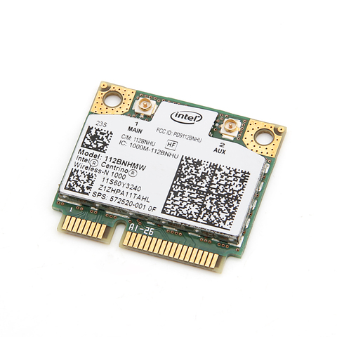For Lenovo Intel Wireless-N 1000 112BNHMW 300Mbps Wifi Mini PCIe Card 802.11b/g/n 60Y3240 for IBM Thinkpad L410 L510 SL510 X201 ► Photo 1/5