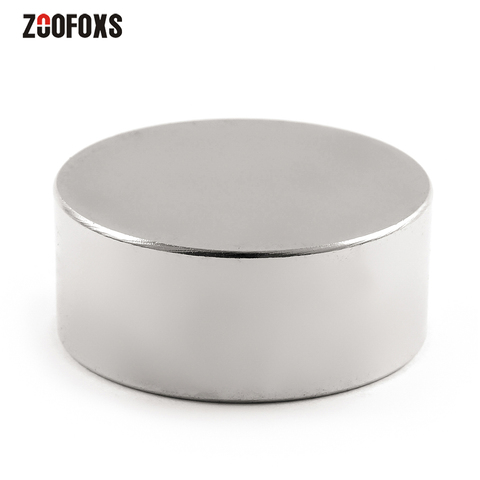 ZOOFOXS 1pcs 40x20 mm N35 Round Super Strong Neodymium Magnet Rare Earth 40x20mm Permanet Powerful Magnets 40*20 ► Photo 1/4