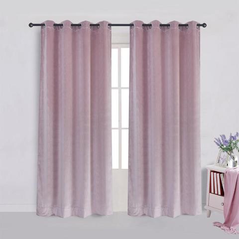 Modern Solid Velvet Curtains for The Bedroom Living Room Custom Size Blackout Curtain Blinds Finished Drapes Window ► Photo 1/6