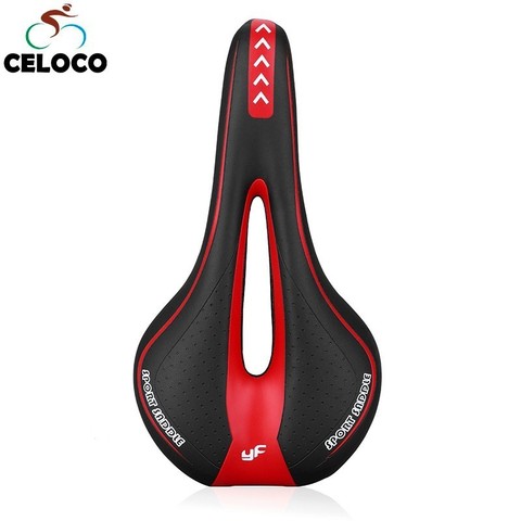 Silicone Gel Extra Soft Bicycle MTB Saddle Cushion Bicycle Hollow Saddle Cycling Road Mountain Bike Seat Bicycle Accessories ► Photo 1/6