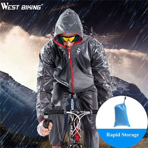 WEST BIKING Cycling Jersey Windproof Waterproof Raincoat Bicycle Jacket Quick Dry Jersey Ciclismo MTB Clothing Cycling Raincoat ► Photo 1/6