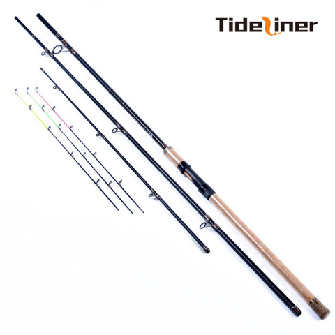 Tideliner Feeder fishing rod 3.6m 3.9m 90g-230g 3+3 three quivertips H M S carbon carp spinning river fishing rod Feeder ► Photo 1/6