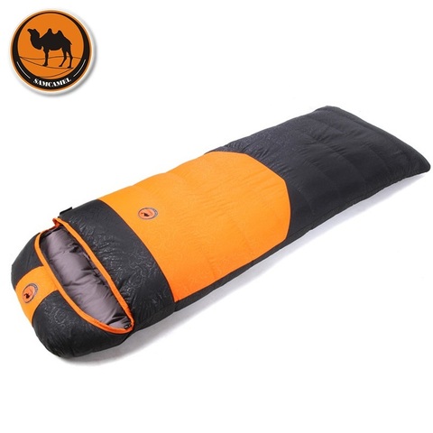 Camcel ultralight camping sleeping bag envelope white duck down sleeping bag compression sleeping bag 1500/1700/1900g ► Photo 1/6