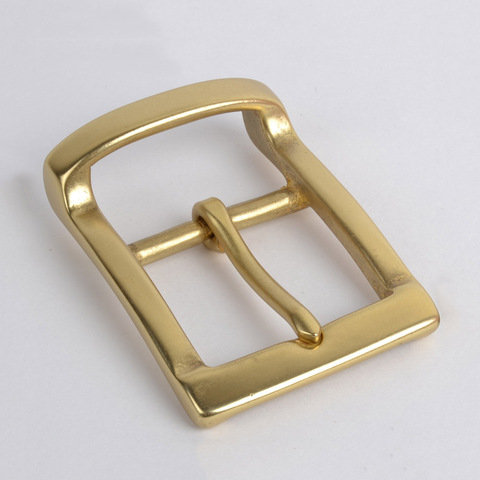 40mm solid brass pin buckles for belt copper buckle head DIY Leather craft Accessories Fashion Mens Womens Jeans Accessories ► Photo 1/6