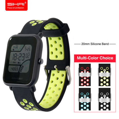 20mm Breathable strap for Amazfit Bip BIT PACE Lite Youth Bracelet Watch Band Sport Strap SIKAI ► Photo 1/1