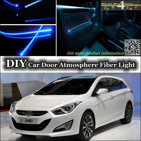 For Hyundai i40 interior Ambient Light Tuning Atmosphere Fiber Optic Band Lights Inside Door Panel illumination (Not EL light) ► Photo 1/1