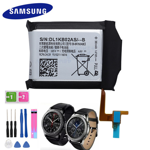 SAMSUNG Original Battery EB-BR760ABE For Samsung Gear S3 Frontier / Classic EB-BR760A SM-R760 SM-R770 SM-R765 SM-R765S 380mAh ► Photo 1/4