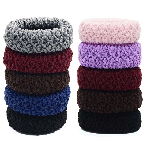 4PCS Hairdressing Tools Black Rubber Band Hair Ties/Rings/Ropes Gum Springs Ponytail Holders Hair Accessories Elastic Hair Band ► Photo 1/6