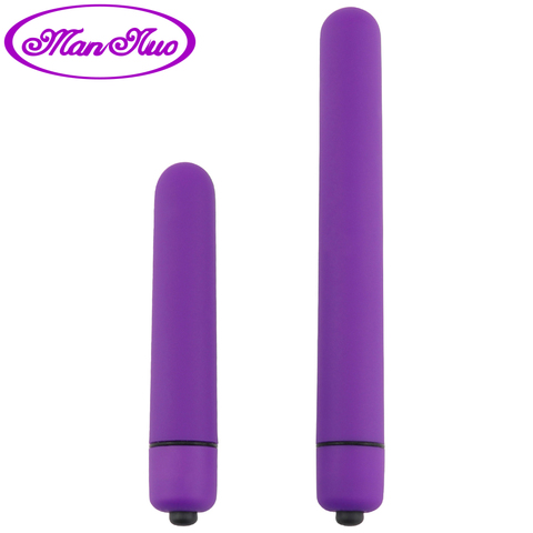 Man nuo Bullet Vibrator 10 Modes Dildo Sex Toys for Women AV Stick Adult Clitoris Stimulator G-spot Massager Portable Vibration ► Photo 1/5