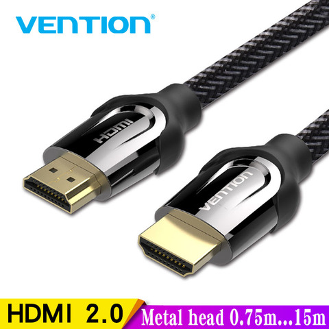 Vention HDMI Cable HDMI to HDMI 2.0 Cable 4K for Xiaomi Projector Nintend Switch PS4 Television TV Box xbox 360 3m 8m Cable HDMI ► Photo 1/6